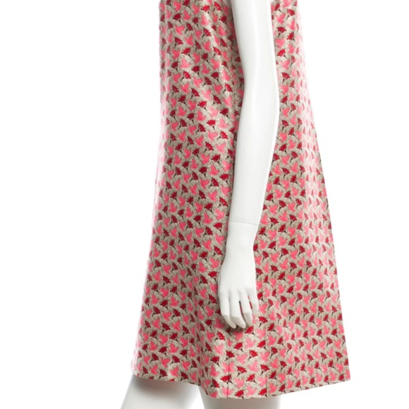 Tory Burch, Bird Print, Shift Dress, Size 4 - Picture 3 of 4